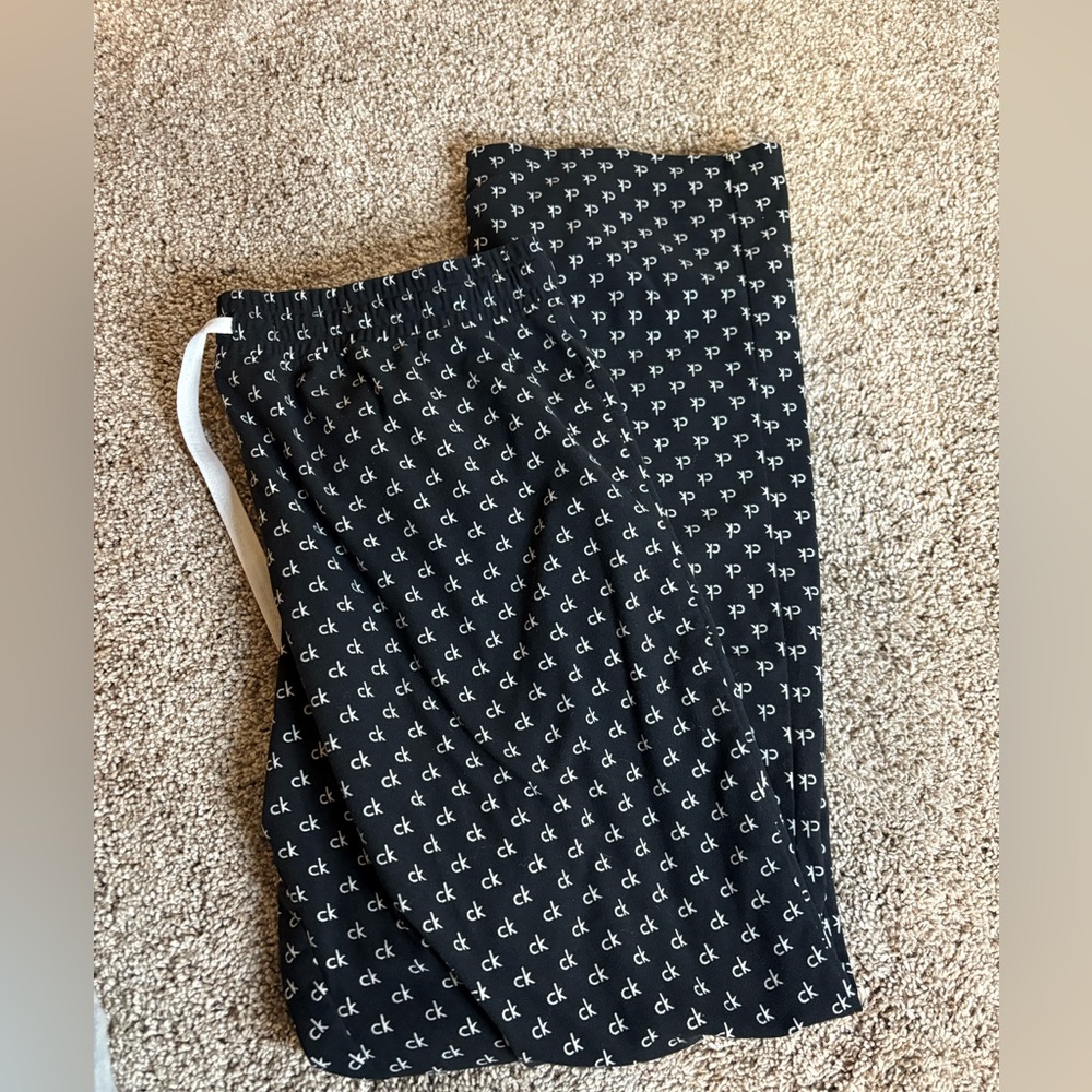 Calvin Klein Lounge pants Black and White Size Medium
